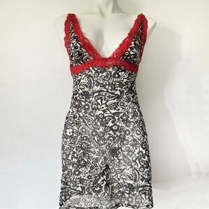 Vintage Victoria Secret Sheer babydoll Size Small